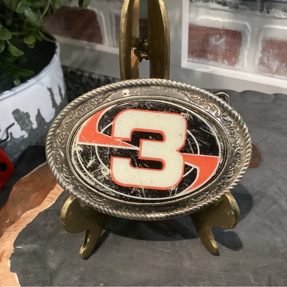 Vintage - NASCAR - Dale Sr #3 - Belt Buckle - Used - Small Free Gift #8 Dale Jr - Picture 2 of 8